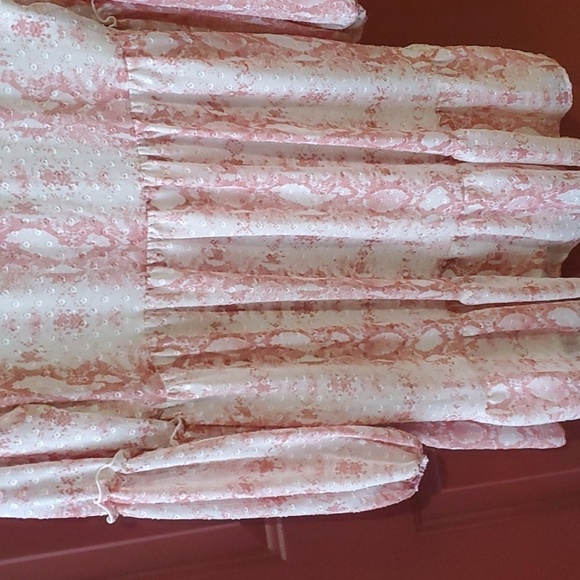 Peach Love California blush pink snakeskin dress Size Small - Picture 10 of 12